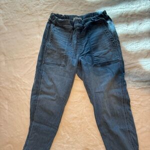 Denim Jogger Pants